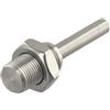 Hoppipola Z011 - Mandrino autoserrante in metallo, 1-13 mm, senza chiave, per trapano a batteria, con filettatura da 12 x 1 mm, argento (C)