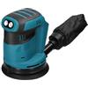 EWsdsfs 125 millimetri Motore della Spazzola Cordless Levigatrice Orbitale Smerigliatrice for Legno Metallo Ceretta Lucidatura Rettificatrice for Ta 18V Batteria Strumento