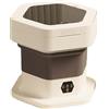 Generic Lavatrice pieghevole, mini portatile con cestello di scarico, 3 modalità di controllo Smart Touch