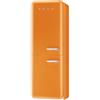 Smeg FAB32OS7 - Frigorifero congelatore, A+, altezza 179 cm, 292 kWh/anno, vano frigorifero da 205 l, congelatore da 103 l, colore: arancione