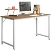 soges Scrivania 100 cm Computer di Legno Tavolo Ufficio Studio a Casa Tavolo per Scrivere Stazione di Lavoro Quercia