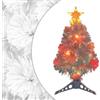 Generico Albero Natale Preilluminato Bianco 64 cm in Fibra Ottica,Casa e Giardino,Arredo,Decorazioni Natalizie,Alberi di Natale-328448