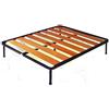 Reti D'Amora Rete a doghe Larghe 160 X 190 O Tutte Le Misure Made in Italy con Piedi (140 X 180)