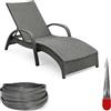 BOYIFEIJIE Rotolo di rattan sintetico da 65 m, per riparazione di mobili in rattan, mobili da giardino, sedie, tavolo, cesto, materiale di ricambio, resistente alle intemperie e resistente (grigio)