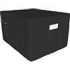 POKAR Fodera per Materasso Pieghevole 80x195x15 cm | Funzione Pouf con Tasche Laterali | Copertura per Materasso per Ospiti | Lavabile | Certificato OEKO-TEX | Prodotto nell'UE | Nero