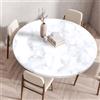 Highdi 3D Tovaglia Rotonda con Bordo Elastico, Copritavolo Rotondo con Antiscivolo Elastico Tovaglie Rotonde Antimacchia per Salotto caffè Pranzo Giardino (Pietra 10,80cm)