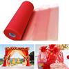 IVEOPPE Rotolo di Tulle Rosso 30cm x 91,4m, 100 Yards