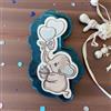 Ingrosso e Risparmio Bomboniere Nascita 12 PZ Applicazione Calamita in Legno Elefantino con Plexiglass Celeste Palloncino Cuore Celeste Segnaposto Battesimo Maschio Primo Compleanno Gadget Confettata