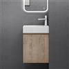 doporro Mobile Bagno Sospeso Mobile Sottolavabo 46x26x63 cm con Lavabo