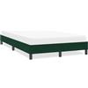 PUGYNBK Telaio letto in velluto verde scuro, 120 x 220 cm, con rete a doghe e gambe stabili per un sonno riposante e un supporto ottimale