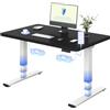 FLEXISPOT Scrivania Regolabile in Altezza Elettrica a 3 Sezioni con 2 Motori, 120×60 cm Piano Unico da 25 mm Certificato FSC, Controller con 4 Memorie e Porta USB, per Casa e Ufficio
