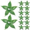 Generico 120 Pezzi Sepali di Plastica per Fiori Artificiali Fai da Te Calici di Rosa Realistici per Composizioni Floreali Materiali per Decorazioni Casa e Negozi di Fiori