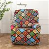 Highdi Copripoltrona Relax Reclinabile Completo 4-Pezzo Fodera per Poltrona Elasticizzato 1 Posto con Tasche, Coprisedile Poltrona Geometria Lavabile Antiscivolo Copripoltrona (Mandala)