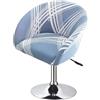 Generic Poltrona da Bar Copri Sgabello Girevole con U Schienale Braccioli Elasticizzato Cucina Coprisedia Copertura Sedia Sala Pranzo Elegante 2/4 Pezzi Curvo Schienale Fodera Sedia(F14,4PCS)