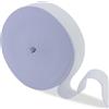 AMANDELIZABE Elastico bianco 40 mm di larghezza - 20 metri di spessore elastico per la casa, accessori per il cucito, elastico per la casa, per il fai da te.