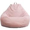 Highdi Pouf Poltrona Sacco Bambini & Adulti Bean Bag Fodera per Sacco di Fagioli per Decorazione della Soggiorno Camera Giardino Salotto Balcone, Senza Ripieno (Rosa,90x110cm)