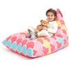 Nobildonna Fodera per poltrona sacco a sacco per bambini e ragazzi (senza imbottitura), 250 l, lavabile, grande copertura per la stanza dei bambini, per organizzare giocattoli di peluche o tessuti per