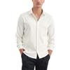 Marc O'Polo Marc OߴPolo Uomo Maglietta polo a maniche lunghe con colletto Kent regular fit, Bianco (Egg White), L