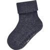 Sterntaler Piastrelle Flitzer Stopper Calze Lana, Blu melange, 25-26