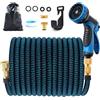 Jsdoin Tubo Acqua Giardino 30 Metri - Estensibile per con Pistola a Spruzzo 10 Funzioni, Canna Irrigazione Adattatori da 1/2" e 3/4" Innaffiare,Giardinaggio Lavaggio Auto (30M/100FT)