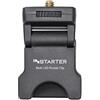 Instarter Supporto a molla con filettatura da 1/4 di pollice per il fissaggio di luci LED, supporto per flash della fotocamera fino a un massimo di 350g, adattatore, guida per flash del treppiede