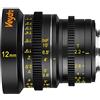 Veydra V1 - 12T22 M43I mini prime 12 mm t2.2 Imperial cinema obiettivo con messa a fuoco manuale, nero