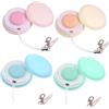 JHKNNK Pulisci Schermo Macaron 4 Pezzi in Silicone e Pp, con Laccio | Smartphone e Laptop, Rimuove Impronte, Olio e Aloni, con Fibbia e Coperchio Colore Casuale