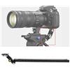BONKZEBU Supporto per Obiettivo a Fuoco Lungo Piastra a Sgancio Rapido Set di Staffe per Teleobiettivo Zoom per Birdwatching Realizzato in Lega di Alluminio/CNC/250mm (F400-38)