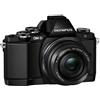 Olympus OM-D E-M10 Fotocamera Mirrorless 16 MP, Kit con Obiettivo M.Zuiko ED 14 - 42mm f3.5-5.6 EZ, Nero