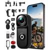 CEMOFE Mini action cam 4K con scheda SD da 64 GB, telecamera corporea POV magnetica con Wi-Fi