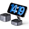 UGREEN MagFlow 2 in 1 MagSafe Caricatore Wireless Magnetico