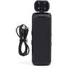 BONKZEBU Fotocamera Ultra Piccola, Videocamera HD 2K con Obiettivo Grandangolare Ruotabile a 355 Gradi e Anti-vibrazione Elettronico, per Registrazione Notturna e Connessione Al