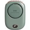 Buhdjfnke Ventilatore Portatile Appeso al Collo, Mini Ventilatore Indossabile da 2000 MAh, Dispositivo di Raffreddamento 'Aria A 3 Velocità Ricaricabile USB Alimentato A Batteria Verde