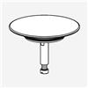 hansgrohe tappo per set vasca, 96153340, Exafill; Flexaplus nero cromato spazzolato [Rubinetteria Bagno > Ricambi Rubinetteria Bagno]
