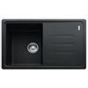 Franke BSG 611-78 - 114.0641.210 Lavello da Incasso Fragranite 1 Vascca con Gocciolatoio Reversibile 78 x 50 Nero