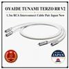 OYAIDE TUNAMI TERZO RR V2 1,3 m RCA coppia cavi di interconnessione Giappone ...