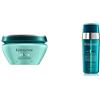 KERASTASE Kérastase | Résistance Thérapiste, Siero di Riparazione Profonda, Per Capelli Molto Danneggiati, Sérum Thérapiste, 2x15 ml & Résistance Extentioniste, Maschera Riparatrice di Lunghezze, 200 ml