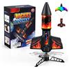 Rocket Launcher for Kids with Parachute LED Light, Flight Altitude 200 Feet, Rec