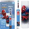 Oral-B Spazzolino Elettrico Kids 3+, 1 Testina, Custodia, Azzurro