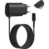 Diconu 12V 0.4A Caricabatterie per Braun Rasoio Elettrico Serie 9 8 7 6 5 4 3 2 1 | Sostituzione Cavo di alimentazione per 3000s 790cc 5090cc 350cc 150s 310s 730s 5030s 7020s Adattatore, Cavo di alimentazione