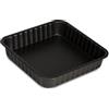 Guardini, Stampo quadrato 24x24 cm, Acciaio con rivestimento antiaderente, Nero, Made in Italy, Linea Gardenia