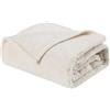 Sonive Plaid Flanella 200x240cm, Regalo per Adulti e Bambini, Bianco | Plaid da Soggiorno Certificato Oeko-Tex in Poliestere, Soffice e Spumoso