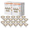 OSRAM Luce da incasso a soffitto nichel spazzolato, bianco caldo | Spot Essential, Spot lights and ceiling spots, Nichel, 25000 h, confezione da 5