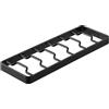 Yamazaki 1374 TOWER Porta Ciotola Grande, nero,Acciaio, minimalistisch, 11 x 32 x 2,5 cm (L x L x A)