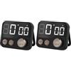 Vonsera Timer Cucina Timer Digitale, Timer da Cucina Magnetico con Ampio Display LCD e Allarme Sonoro, Contaminuti come Cucinare, Cuocere al Forno, Sport, Esami, Giochi (Confezione da 2)