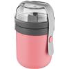 BergHOFF Leo 3950122 Rotondo Tazza Grigio, Rosa, Trasparente 1pezzo(i) recipiente per cibo