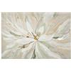 GILDE Quadro Golea - Tela - Motivo floreale - rettangolare - strutturato - altezza 80 cm x larghezza 120 cm - bianco - decorazione da parete