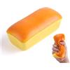 Anboor Squishies da 15,5 cm a forma di burro a forma di pane jumbo a lento aumento profumato antistress cibo falso carino giocattolo da schiacciare