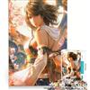 JIANGENNF Puzzle da 1000 pezzi per ragazzi con l'illustrazione di Yuna di Final Fantasy X gioco per famiglie regalo di compleanno regalo di viaggio 38x52cm
