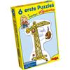 HABA 3901 6 Little Hand Puzzles - Construction, Multi-Coloured